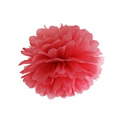 Pom poms červená 35 cm